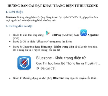 Hình ảnh chi tiết tin tức Hướng dẫn cài đặt khẩu trang điện tử Bluezone Hình ảnh tin tức Hướng dẫn cài đặt khẩu trang điện tử Bluezone