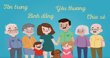 Hình ảnh chi tiết tin tức Bộ tiêu chí ứng xử trong gia đình: Tôn trọng, bình đẳng, Yêu thương, chia sẻ Hình ảnh tin tức Bộ tiêu chí ứng xử trong gia đình: Tôn trọng, bình đẳng, Yêu thương, chia sẻ