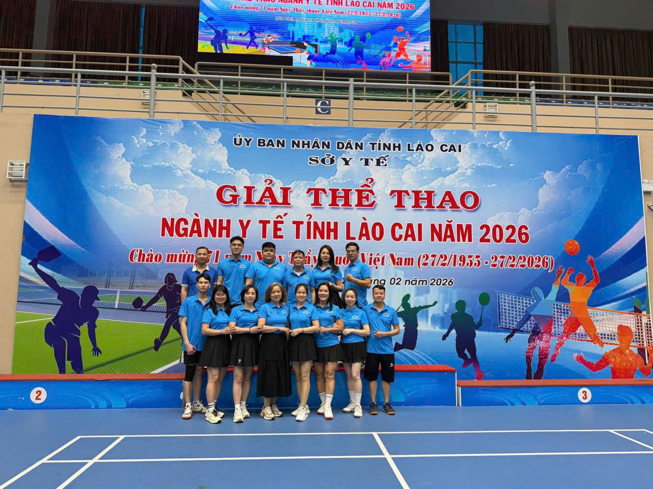 Hình ảnh tin tức Trung tâm Y tế khu vực Yên Bái tham gia Giải thể thao ngành Y tế tỉnh Lào Cai năm 2026 