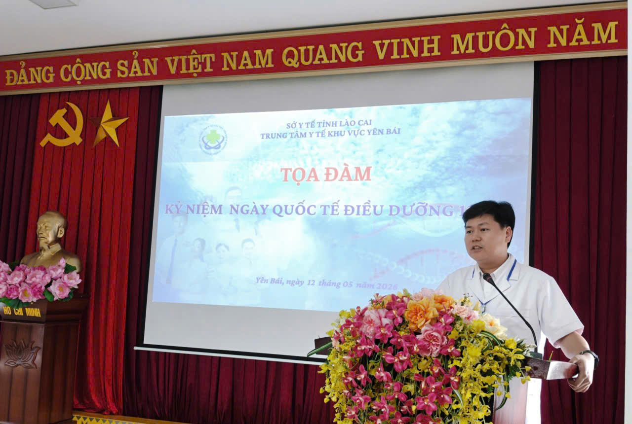 Hình ảnh tin tức Trung tâm Y tế khu vực Yên Bái tổ chức tọa đàm chào mừng Ngày Quốc tế Điều dưỡng 12/5