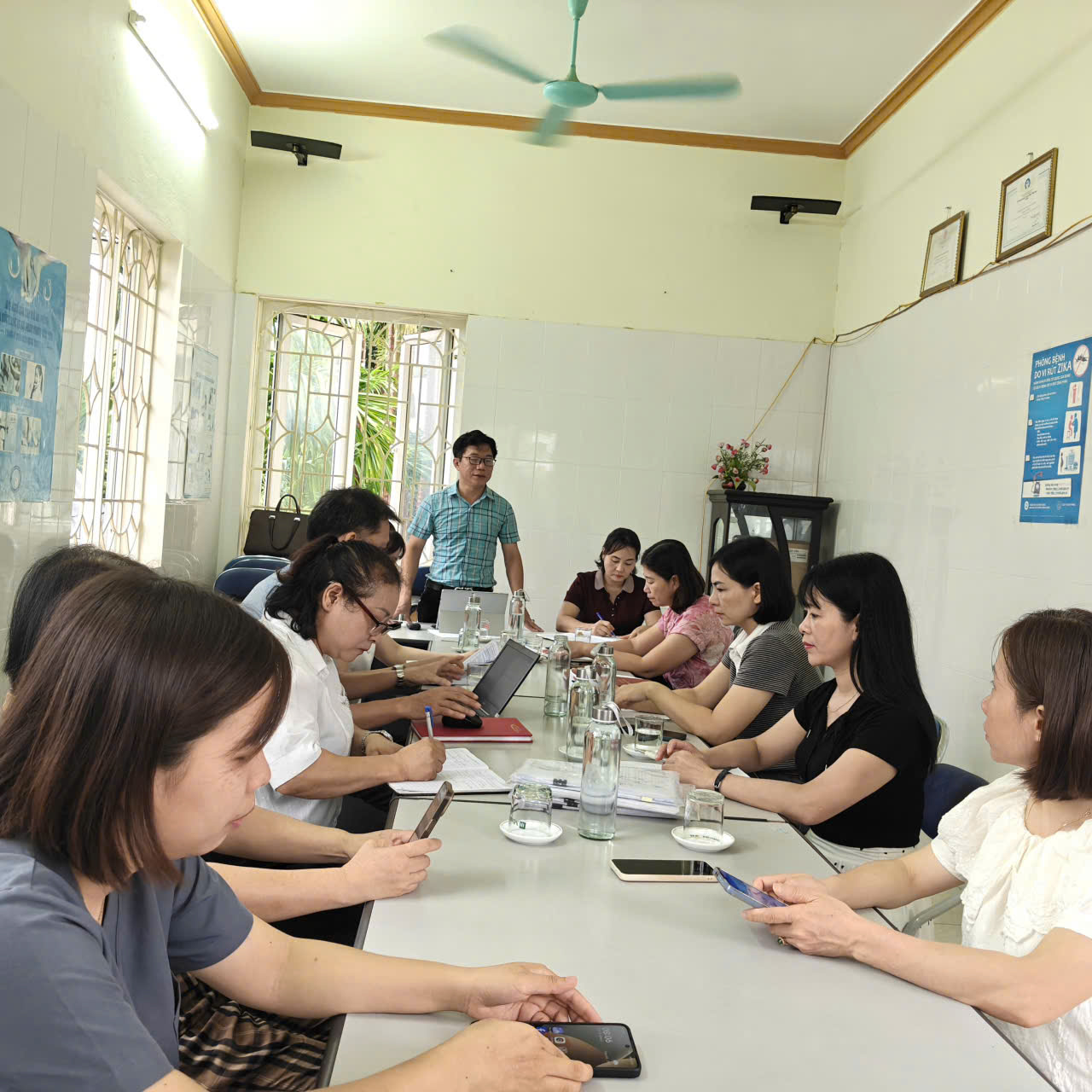 Hình ảnh tin tức Sở Y tế tỉnh Lào Cai kiểm tra, giám sát công tác dân số tại Trạm y tế Nam Cường và Trạm y tế Yên Bái