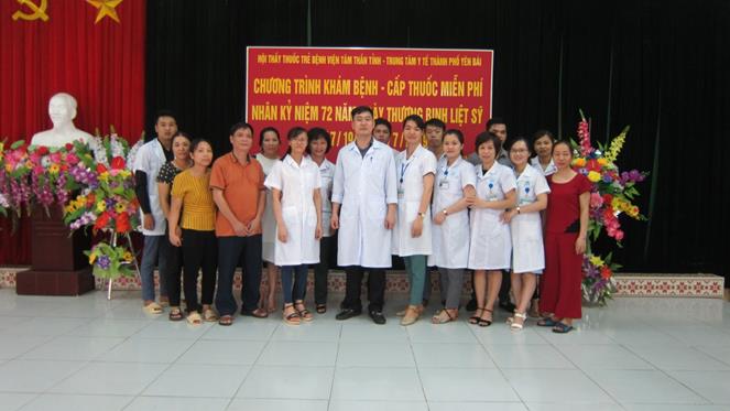 Hình ảnh tin tức Khám, chữa bệnh, cấp thuốc miễn phí nhân kỷ niệm 72 năm ngày Thương binh-liệt sỹ tại xã Tuy Lộc