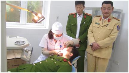 Hình ảnh tin tức Trung tâm Y tế thành phố Yên Bái phối hợp với bệnh xá Công an tỉnh Yên Bái tổ chức triển khai khám sức khỏe định kỳ